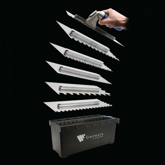 Set spatole per stesura adesivo