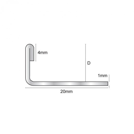 ESS - Stainless steel straight profile