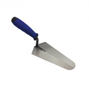 Soft grip gauging trowel