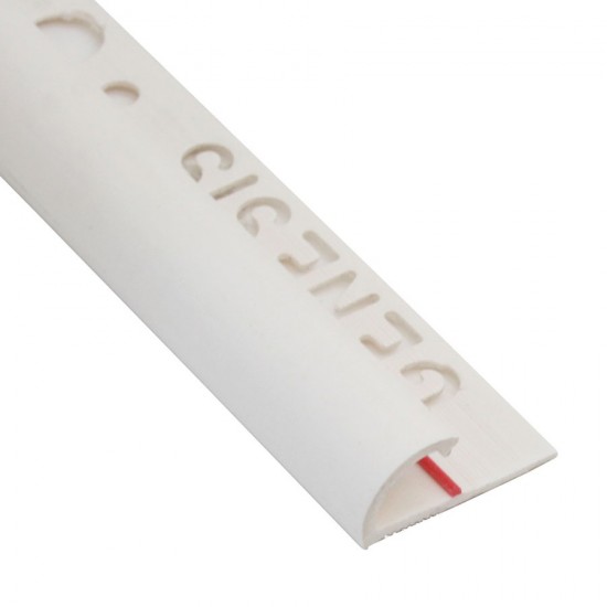 Profilo arrotondato PVC con strip rosso