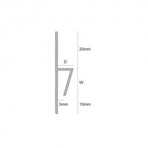 PVC vinyl to tile joint -...