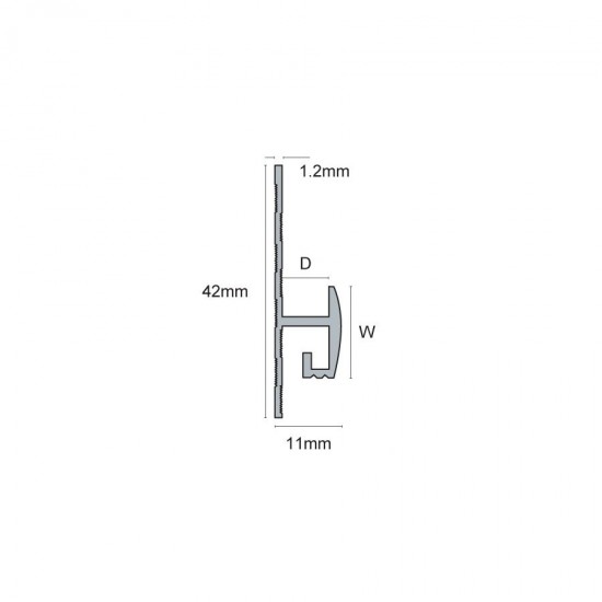 Raccordo PVC piastrella/vinile