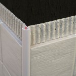 Profilo arrotondato PVC con strip rosso