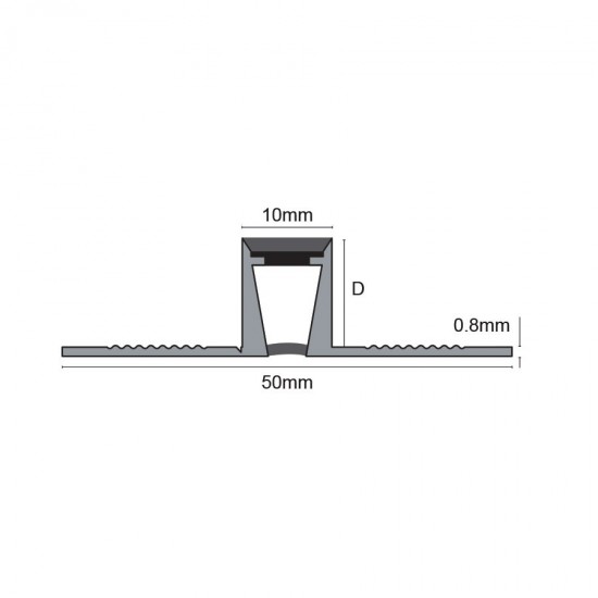 PVC movement joint - light duty PVC movement joint - light duty