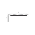 Aluminium retro fit self adhesive