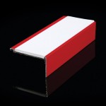 Terminale per gradini in alluminio traffico pesante