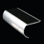 Terminale per gradini in alluminio traffico pesante