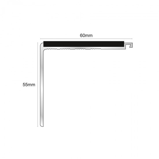 Heavy duty aluminium terminal for steps