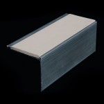 Terminale per gradini in alluminio traffico pesante