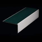 Terminale sottile per gradini in alluminio