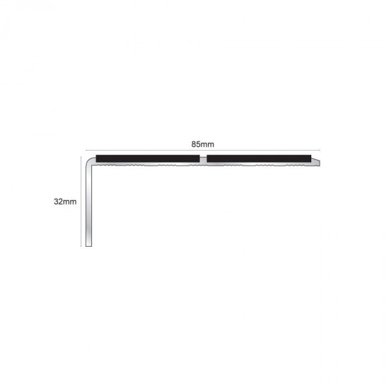 Thin aluminum terminal for steps