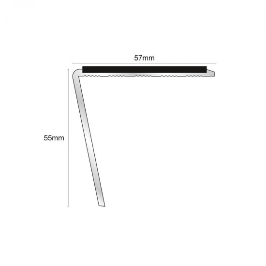 Thin aluminum terminal for steps