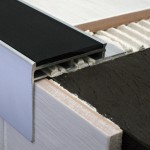 Heavy duty ceramic tile-in nosing