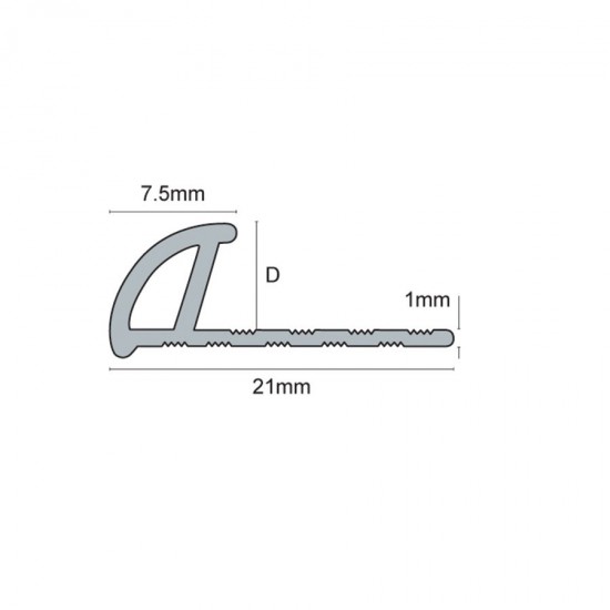 ETR - Profilo arrotondato in PVC