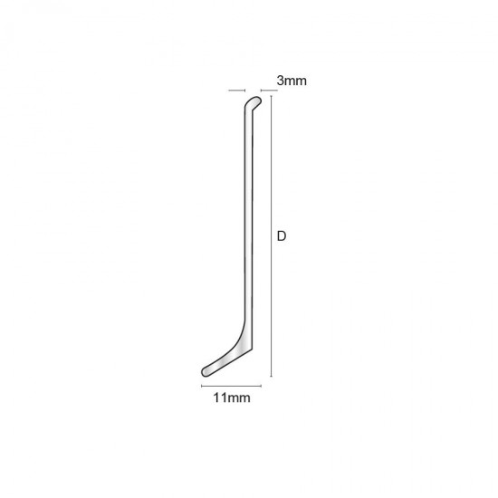 KAA - Aluminium skirting standard