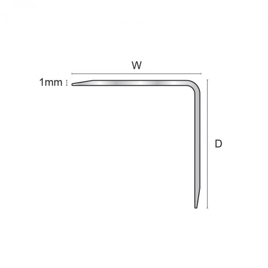 Aluminium retro-fit corner protector