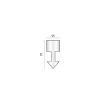 Aluminium dividing strip