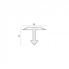 Aluminium dividing strip