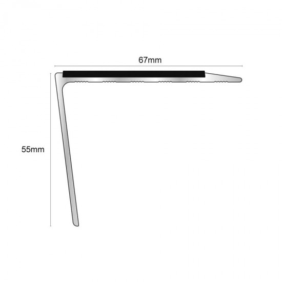 Thin aluminum terminal for steps