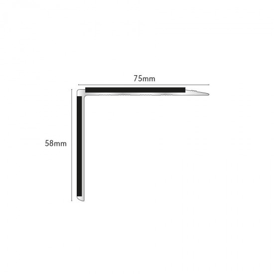 Thin aluminum terminal for steps