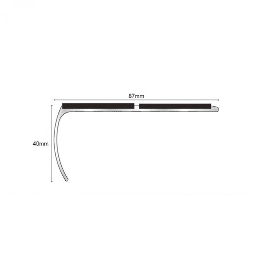 Thin aluminum terminal for steps