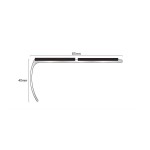 Thin aluminum terminal for steps