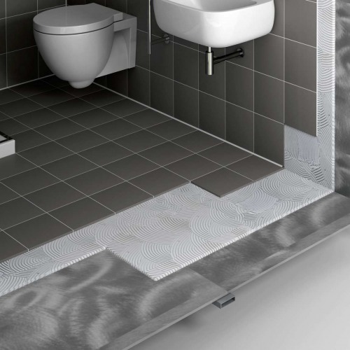 Système pour la pose de carrelages sur des surfaces métalliques